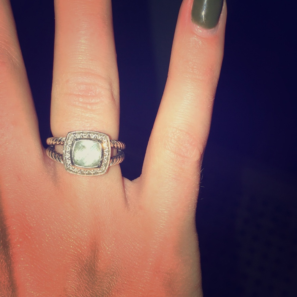 David yurman topaz petite Albion ring